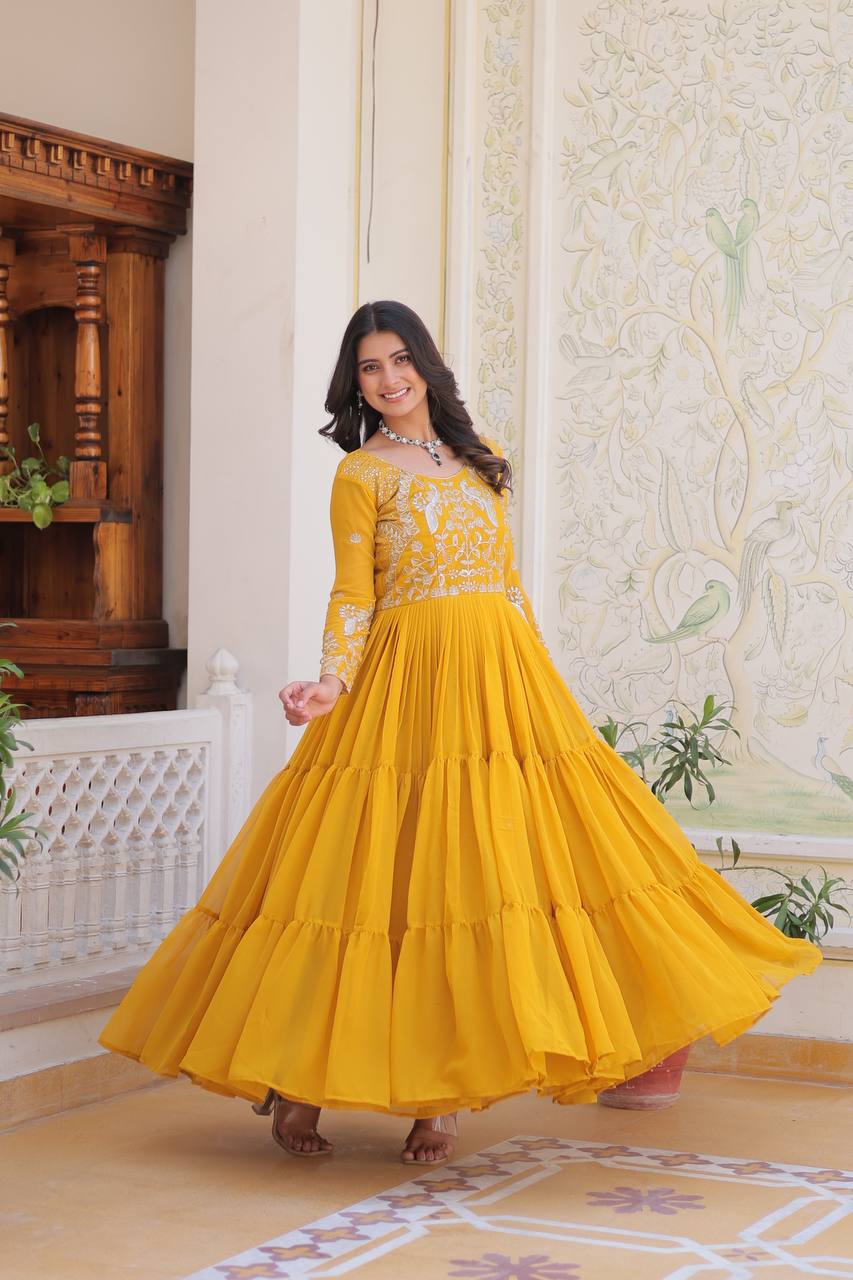 Madhuri Mehek Anarkali Gown