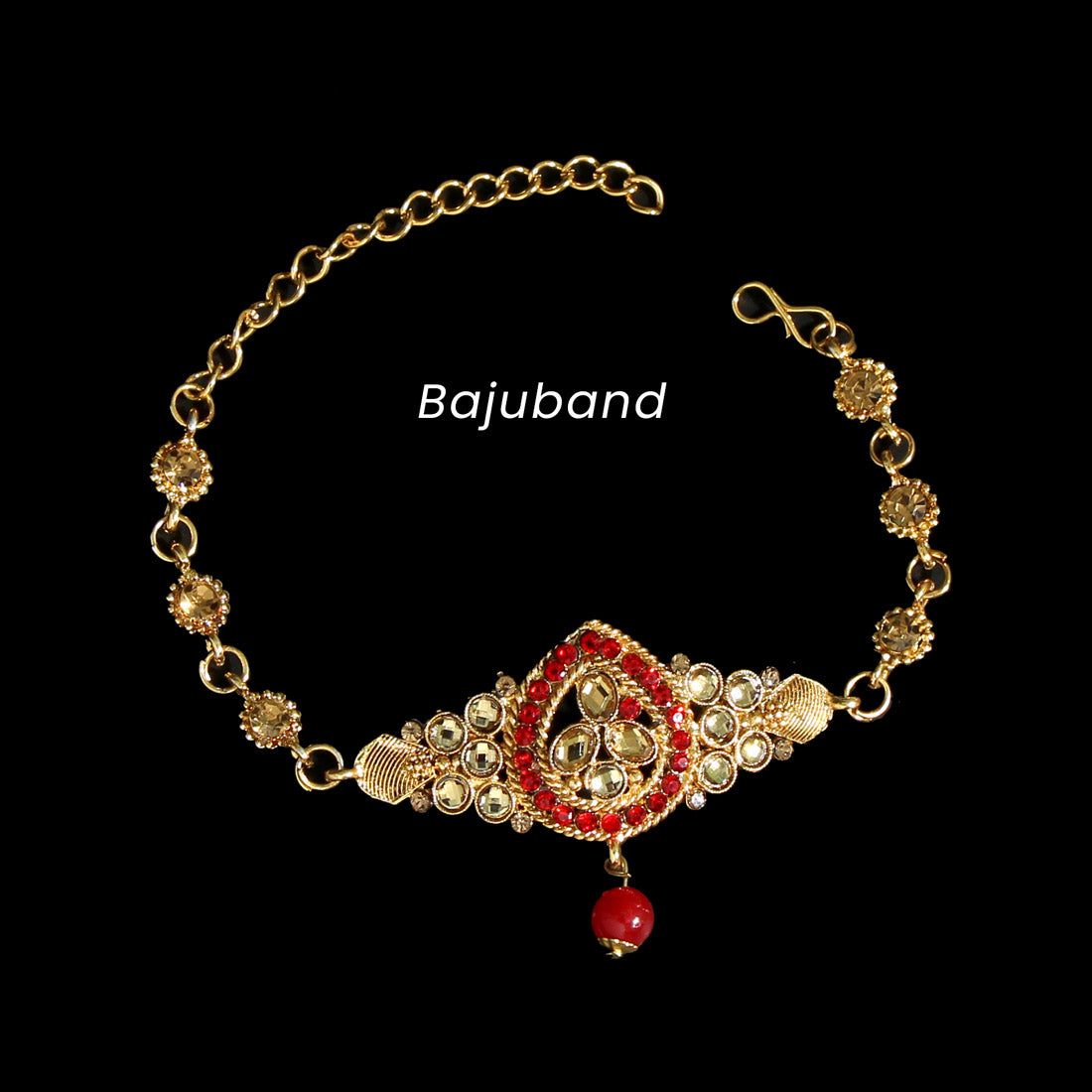 Red Color Kundan Bridal Set