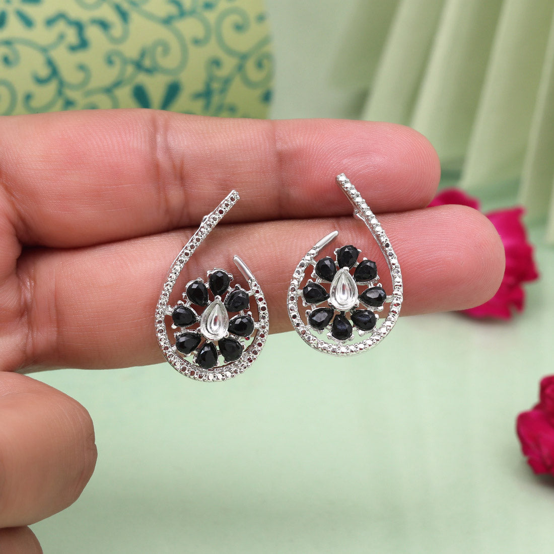 Classic Assorted Color Fashion Earrings – Pack of 12