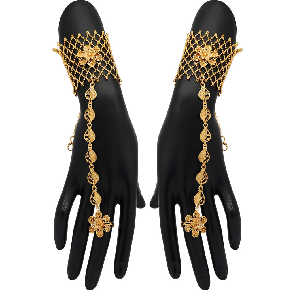Gold Plated Hathphool (HF168GLD)
