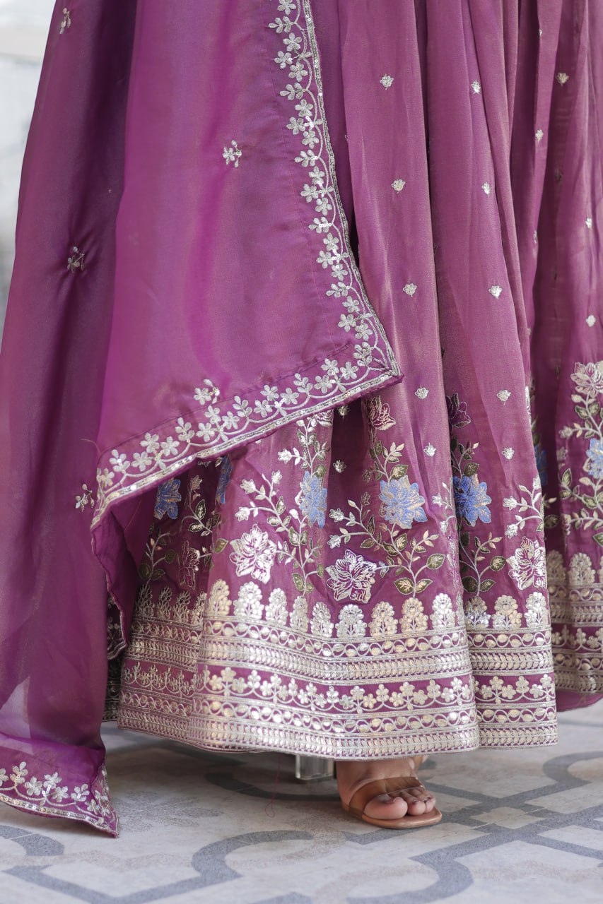 Rich Embroidered Gowns